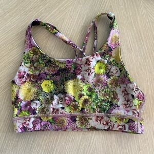 Lululemon Floral Sports Bra